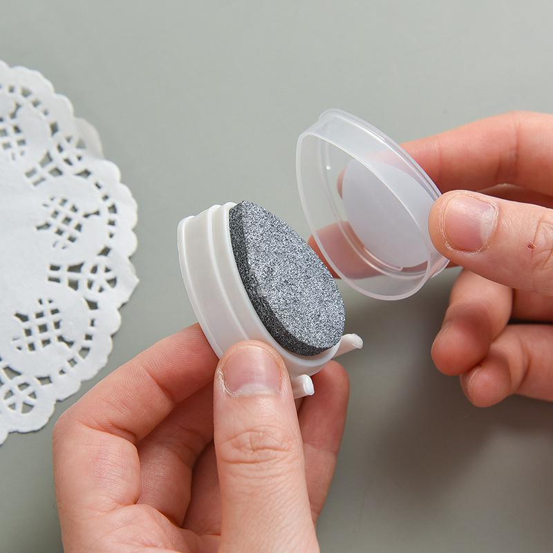 Almohadilla de Tinta Bermellón Yuezhen Gota de Agua: Diario Hecho a Mano para Niños y Compañero de Sellos para Manualidades y Pintura.