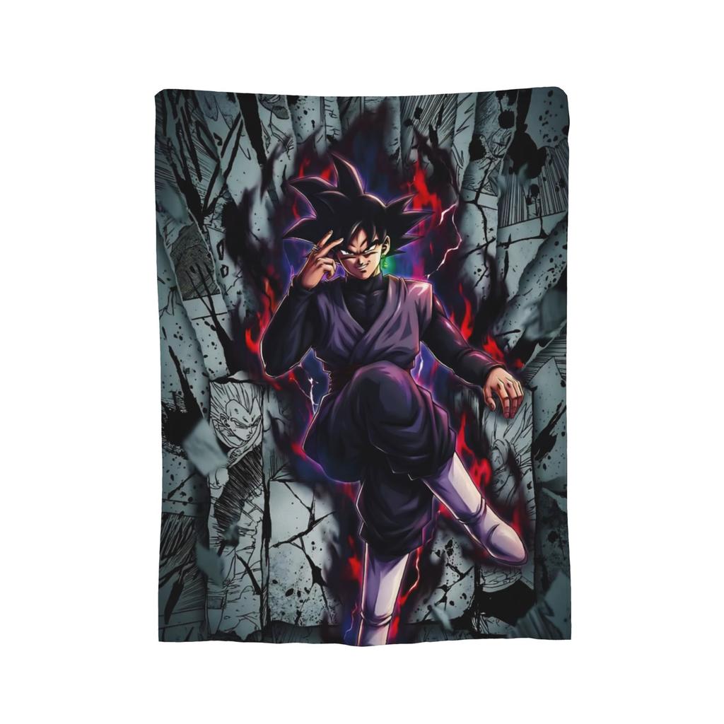 Goku Energy DBZ Blankets Fleece Throw Blanket Summer Air Conditioning Decoration Soft Warm Bedspreads,