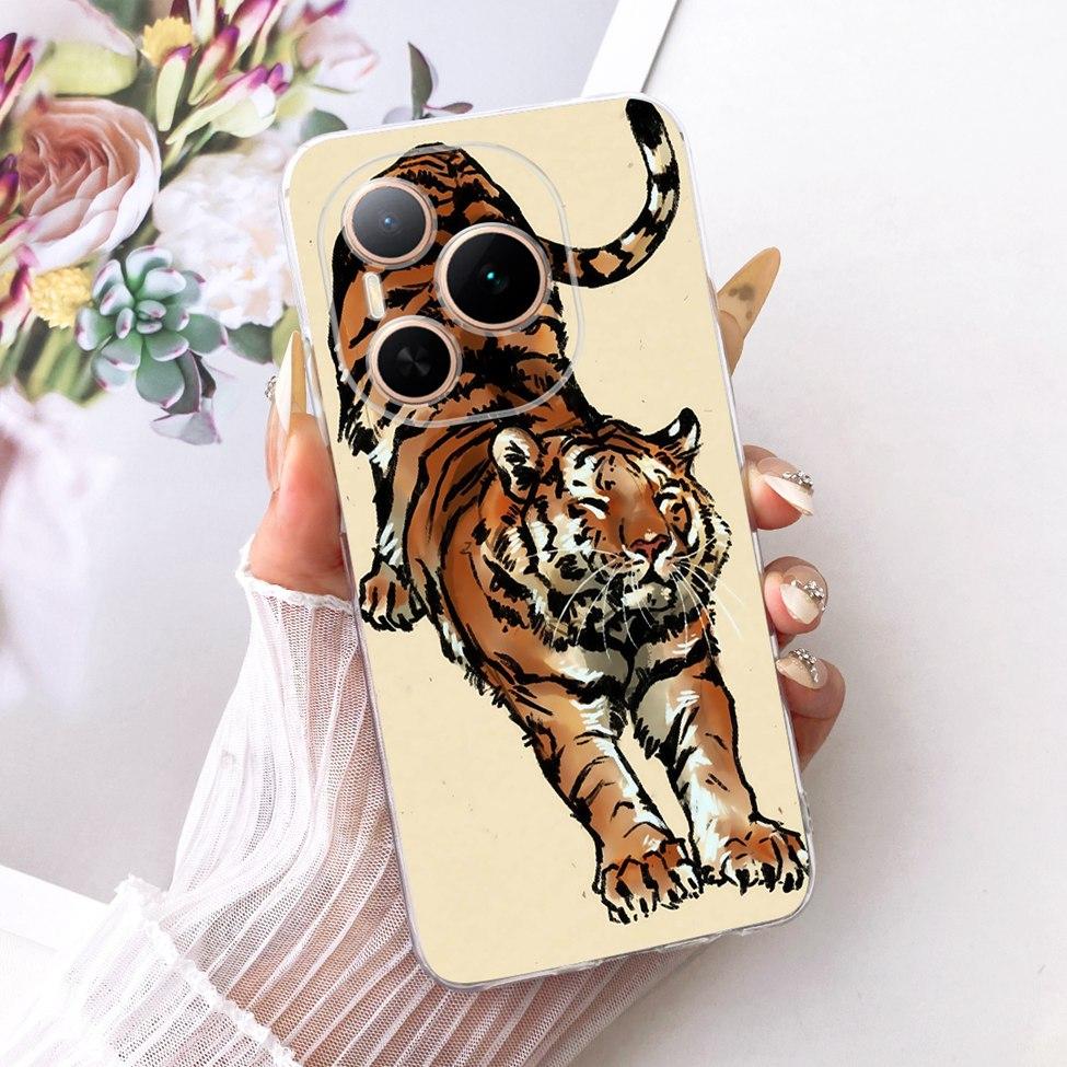 Case For Honor Power 5G Cover DVD-AN00 Transparent Fashion Butterfly Cute Cat Cool Painted Soft Phone Casing For Honor Power 5G