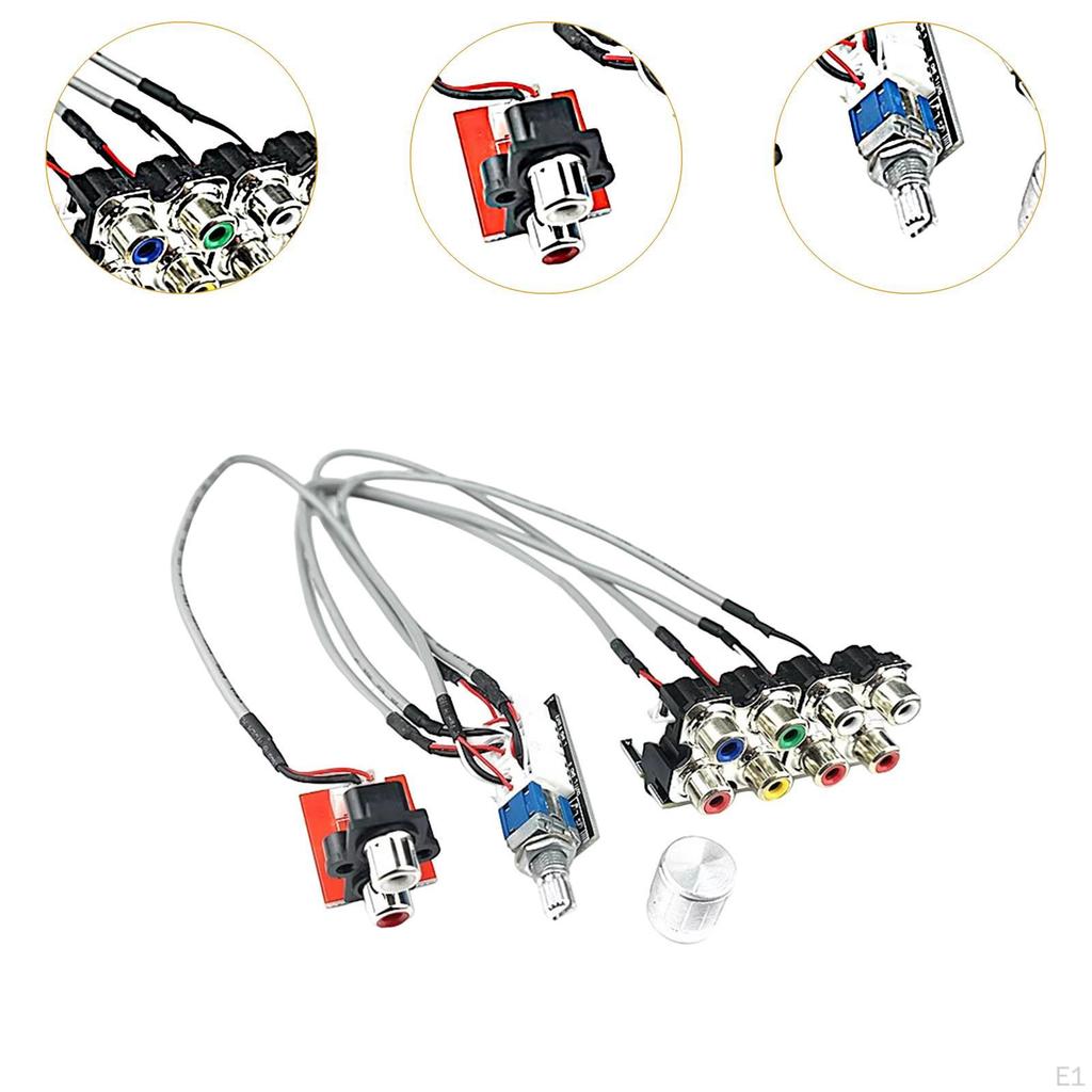 Audio Source Switching Board Input Switch Module 4 Ways Channel Electronic Component Amplifier