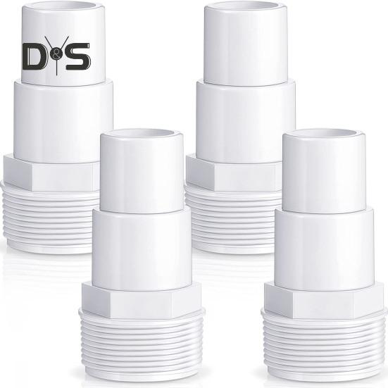 Pool Filter Pump Connector Universal Threaded Reusable Professional Swimming Pool Pump Hose Adapter Replacement for SPX1091Z7 SPX1091Z4