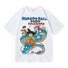 2026 Dragon Ball Retro Anime Japanese 2D Cartoon Related Products Printed Short Sleeve for Unisex and Women Trendy