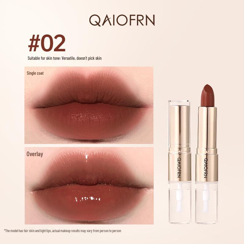 

QAIOFRN Charming Concubine Lipstick Set: Long-Lasting, Non-Fading, Non-Stick to Cups, Dual-Effect Formula 3.5g + 7g Set