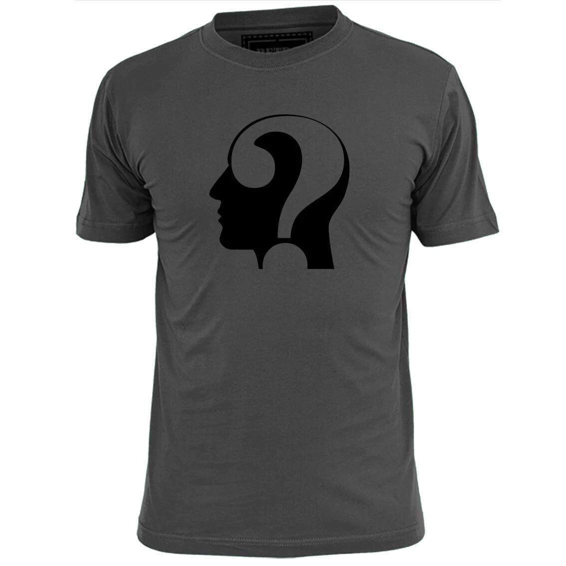 Mens Question Mark Head T shirt (v2) 2XL