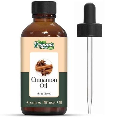 Organic Zing Cinnamon Aroma & Diffuser Oil for Festive Season, Spice Up Your Christmas/Holiday/X-Mas/New Year Diffuser Oil - 30 Ml