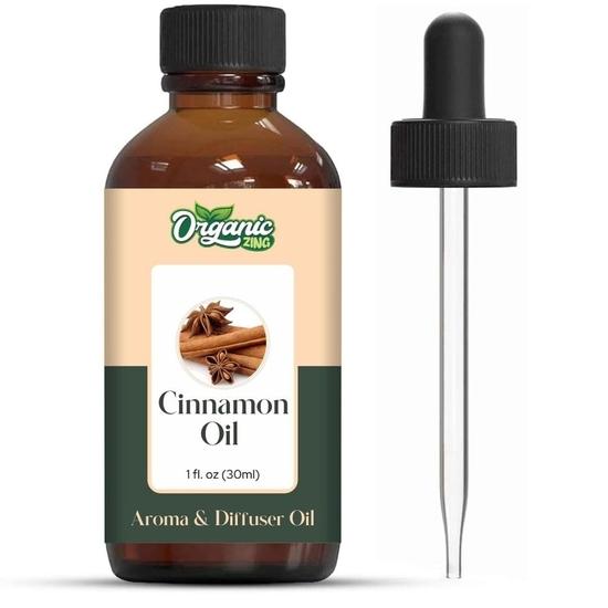 

Organic Zing Cinnamon Aroma & Diffuser Oil for Festive Season, Spice up your Christmas/Holiday/X-Mas/New Year Diffuser oil - 30 ml