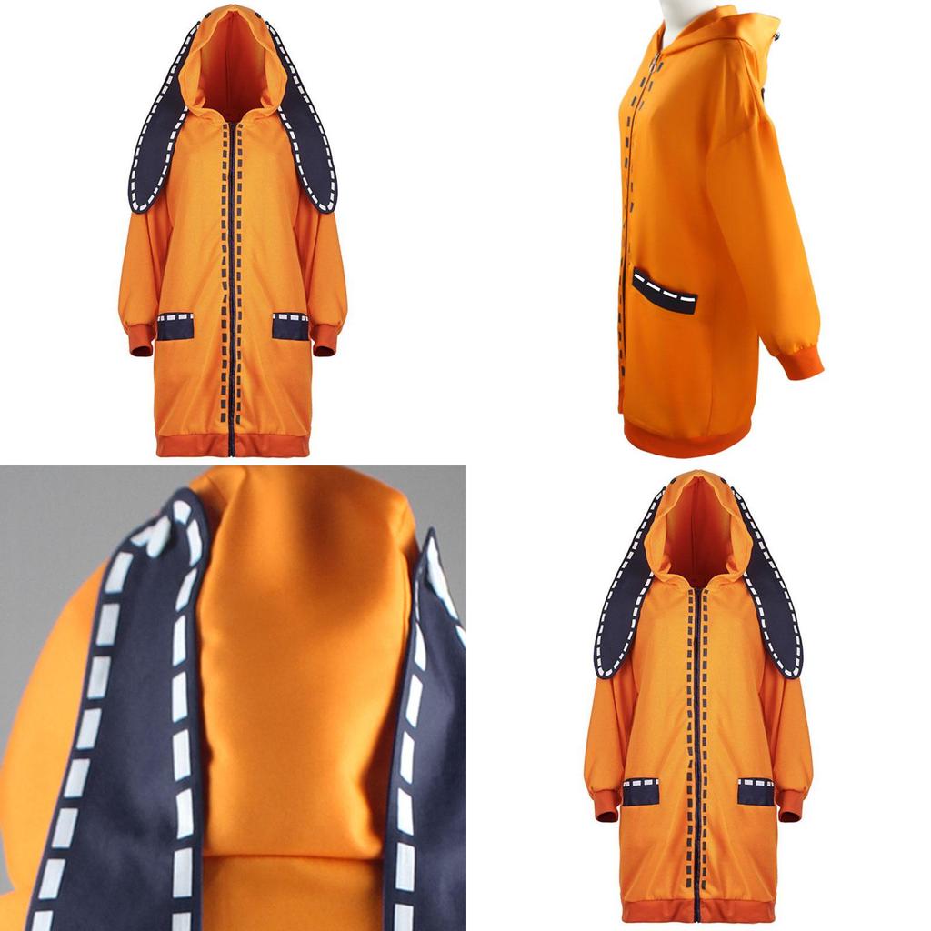 Kakegurui Runa Yomozuki Cosplay Costume Stylish Hoodie Coat For Anime Fans