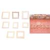 Picture Frame Miniature Dollhouses Display Accessory 1/12 Scale, Realistic Zakka Wood Dollhouses Miniature