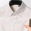 100%  Cotton Striped Shirs for Men Long Sleeve Cotton Oxford Shirt Long Sleeve Casual Business Autumn Spring