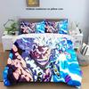 One Piece five Range Luffy Bedding Set Duvet Cover Bed Set Quilt Cover Pillowcase Comforter king Queen Size Adult Bedding Set