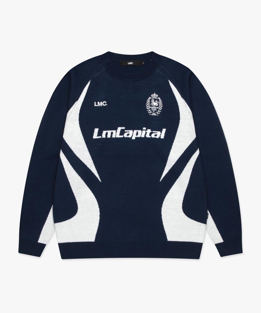 LMC Lmcapital Soccer Knit Sweater Navy