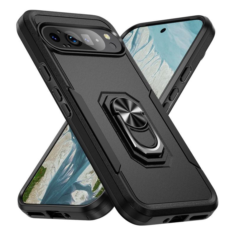 Applicable To Google Pixel 9Pro Ring Armor Anti-Drop Phone Case Pixel10a Pioneer Bracket Case