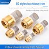 Leak-proof Brass 1-Inch Check Valve with Strainer for Water Pumps