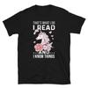 Ich lese Einhorn Süß Niedlich Fantasy Geschenk T-Shirt