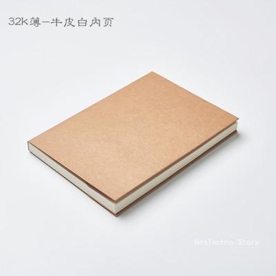 32K/16K Retro Sketch Craft Paper Blank Notebook Sketch Drawing Book Journal Diary Note Stationery School Office