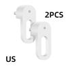 LED Plug Night Light EU/US Wall Socket Lamp With Twilight Sensor Energy Saving Kids Room Bedroo Portable Night Lights