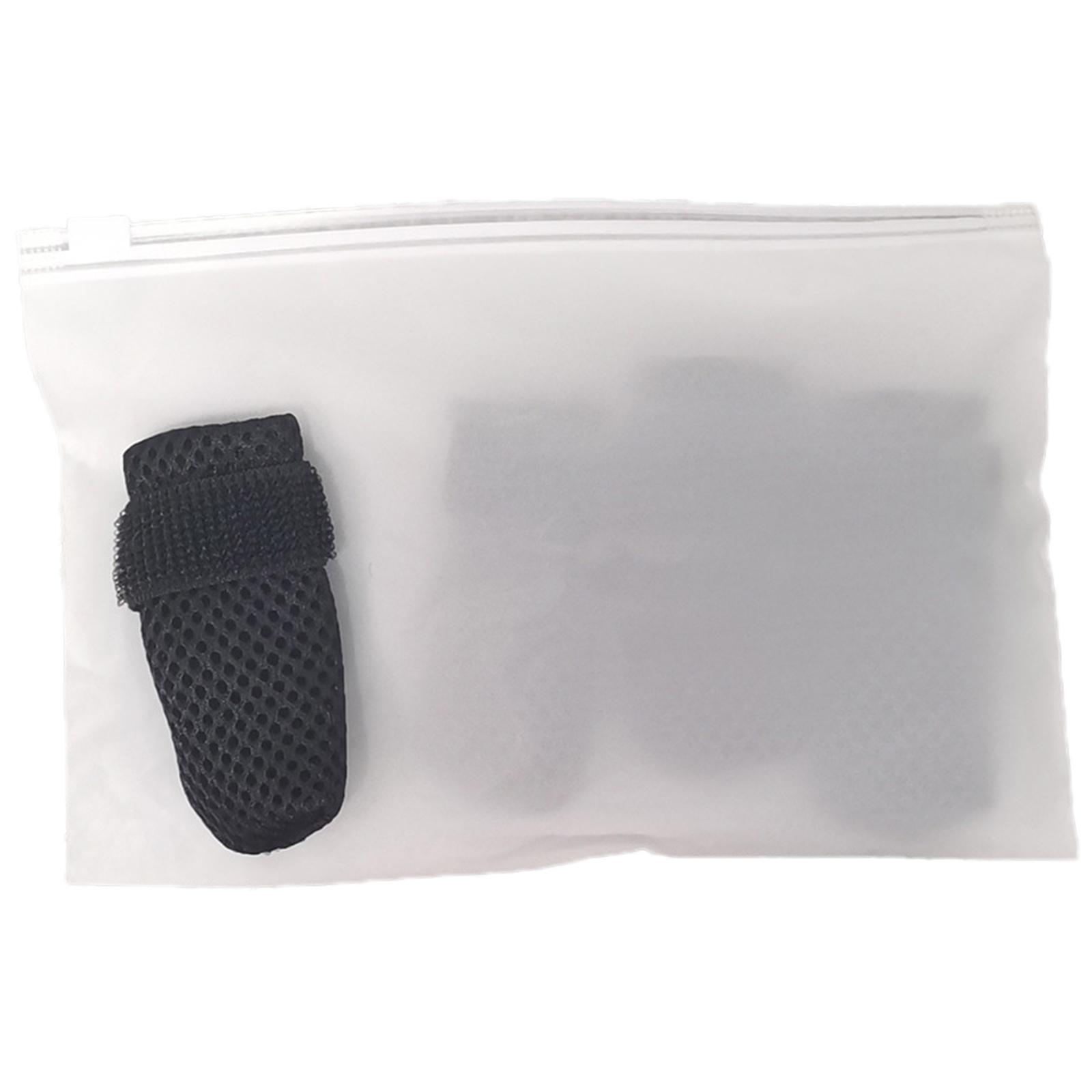 

4 шт. чехлы на лапы для собак, для помещений, травмобезопасные, противоскользящие, сетчатые, для собак, защитные накладки на лапы для кошек, принадлежности для ухода S чёрный