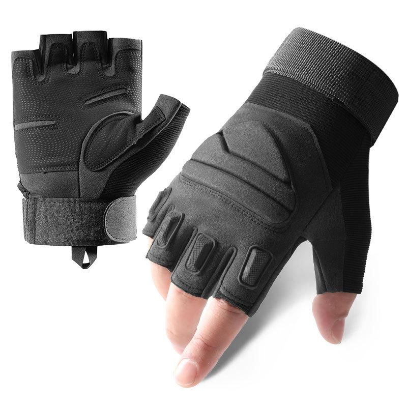 Men's Z902 Outdoor Half-Finger Tactical Gloves for Cycling, Sports, and Military Training