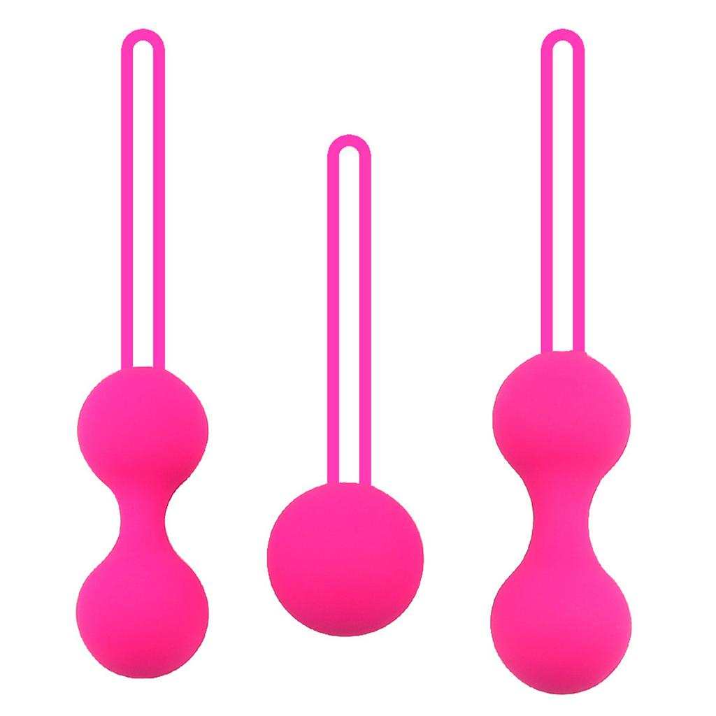 3 Pcs Vaginal Exerciser Silicone Safe Soft Vaginal Tightening Ball Prevent Urinary Incontinence
