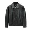 Men's Autumn Motorcycle Leather Jacket – Trendy, Cool, Casual, Loose-fit PU Leather