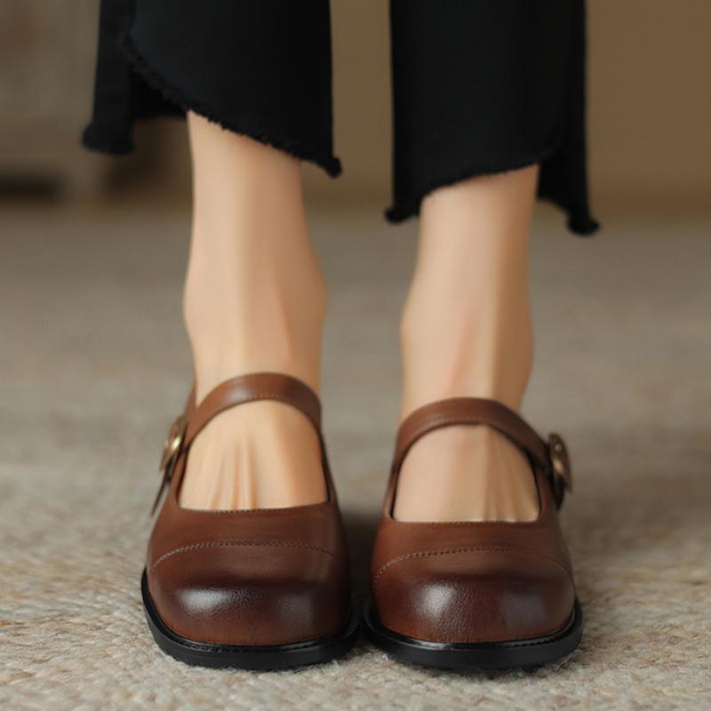 Modne Mokasyny Buty dla Kobiet Płaskie Codzienne Prawdziwa Skóra Płaskie Obuwie Studenckie Creepersy Oxfordy Buty Dziewczęce Duży Rozmiar 45 48