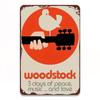 Blechschild Woodstock Tage des Friedens Musik und Liebe Vintage Retro Poster Metall Wandkunst für Zuhause Bar Garage Man Cave Dekoration Geschenk