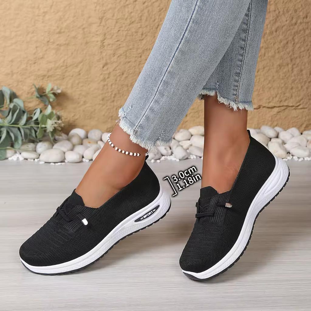 Women's Spring Outdoor Casual Single Shoes for Middle-aged and Elderly, Large Size, Breathable and Comfortable, Mother's Shoes