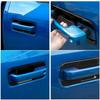 8pcs Car Exterior Door Handle Bowl Trim Cover Decor for Ford F-150 2015-20 Black