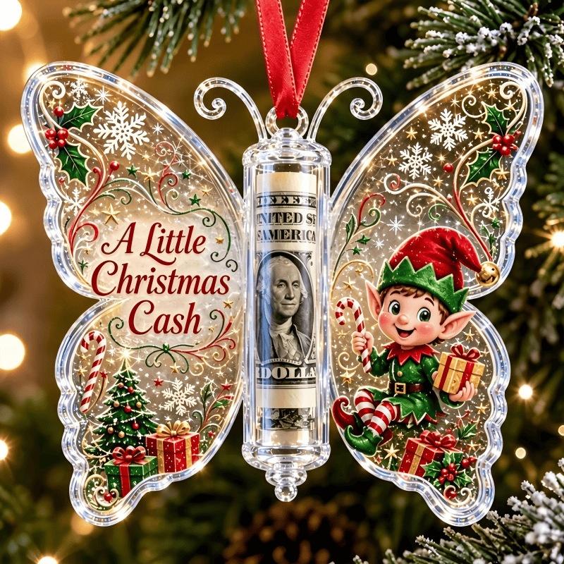 Christmas Cash Gift Ornament Money Holader Hanging Ornament Christmas Tree Pendants Xmas Tree Accessories New Year Gift