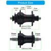 85mm Cycling Rear Hub with 20 Spoke Hole, Aluminum Alloys Mountain Bicycles Wheel Accessory for Disc Brake Hub Systems
