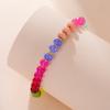 Delicate Colorful Natural Stone Bracelets For Women Girls Boho Beaded Bracelets Adjustable Chain Trendy Jewelry Gift Waterproof
