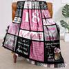 Happy 18Th Birthday Customize Your Name Blanket Warm Comfortable And Soft Blankets Are Suitable For Home Lunch Break Blanket Office Sofa Sofa Gift To
