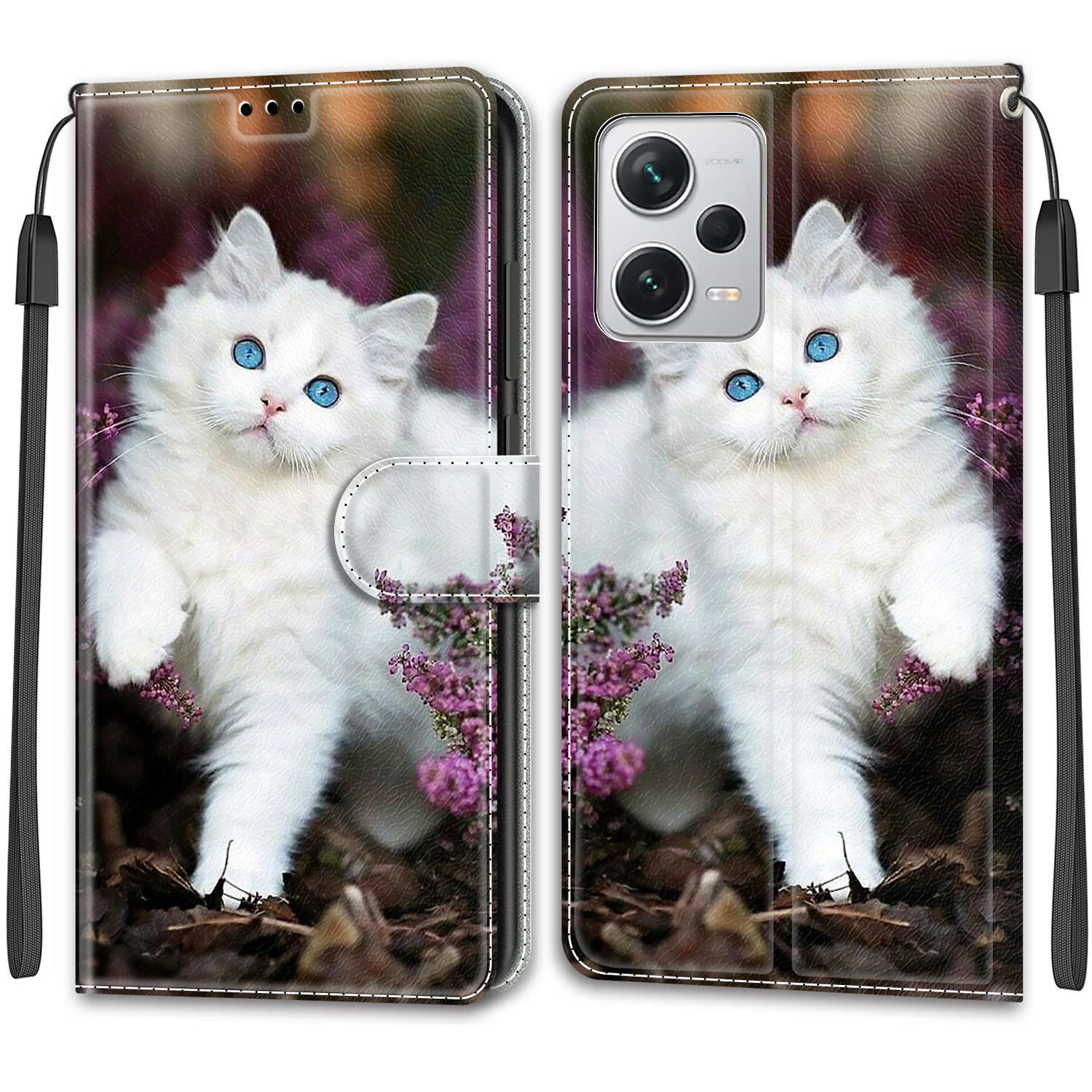 

Роскошный окрашенный кожаный чехол для Redmi Note12 Note11 Note10 Note9 Note8T Защитный чехол-книжка для Redmi 10C K40S 9A 9C 10A 6A 7A Redmi10 Redmi 10 Power 4G