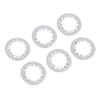 200Pcs For Lamp Assembly Serrated Washers For Lighting Fixtures/Anti-Slip Fastening Solution/Metal Spacers Shim Components