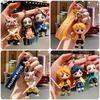 Japan Anime Demon Slayer Keychain With Figure Pendant Key Ring Party Gifts