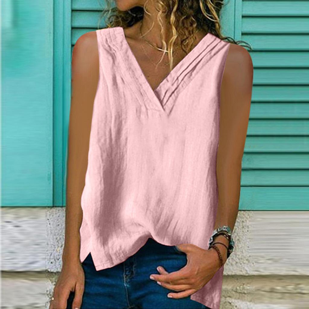 Top Casual da Donna Colorato Girocollo Comodo a Maniche Corte Versatile Ampio