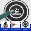 WDM2 2026 Hot Interior Stickers 2pcs Car Cup Holder Non-Slip Cup Coaster Silicone Pad Mat Auto Accessories For Lexus CT ES GS NX IS25
