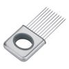 Stainless Steel Onion Holder Fruits Veg Meat Cutter Slicer Peeler Chopper with 10 Prongs