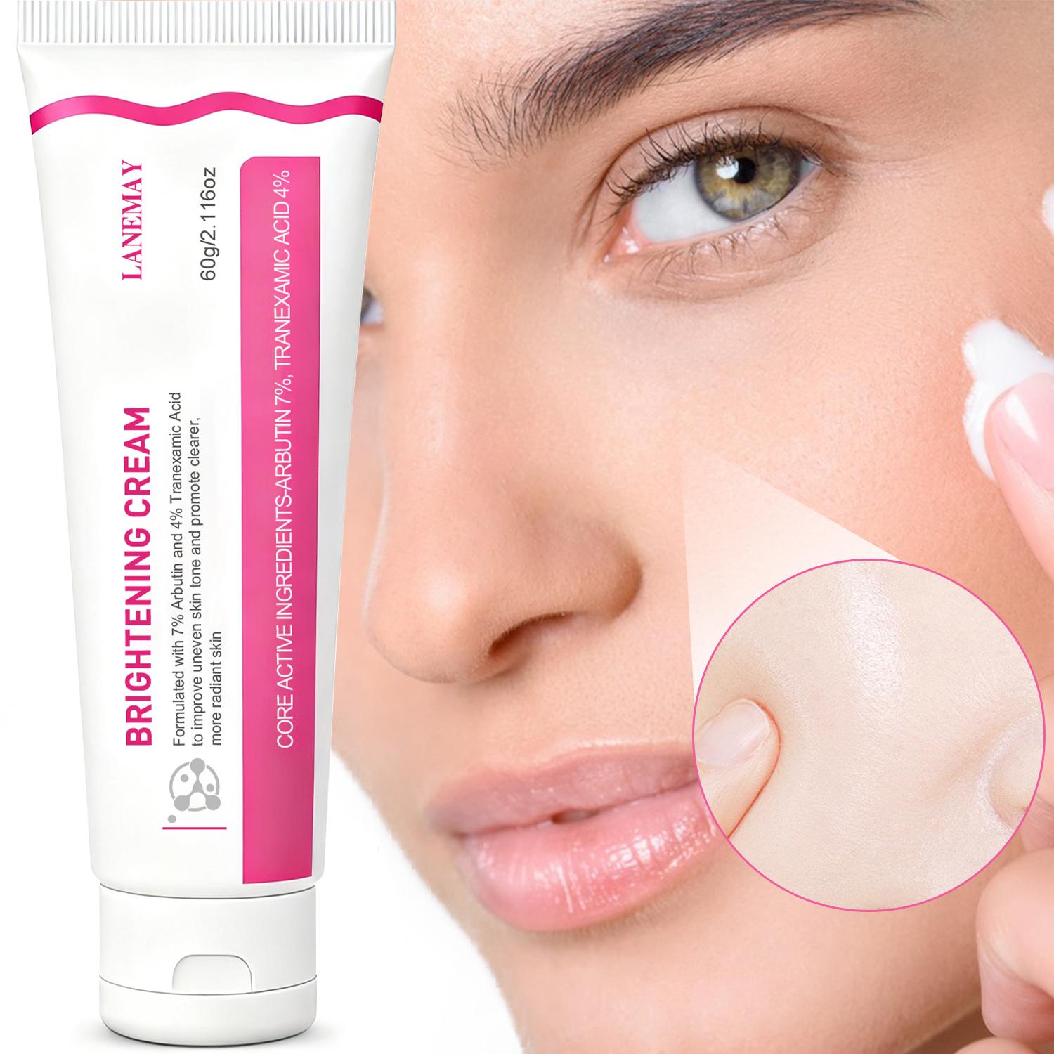 BRIGHTENING CREAM-Supports Skin Elasticity And Firmness, Long-lasting Hydration-Suitable For All Skin Types, 60g