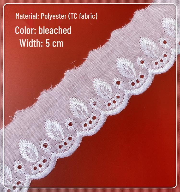 Cotton Lace Trim for DIY Crafts and Home Decor