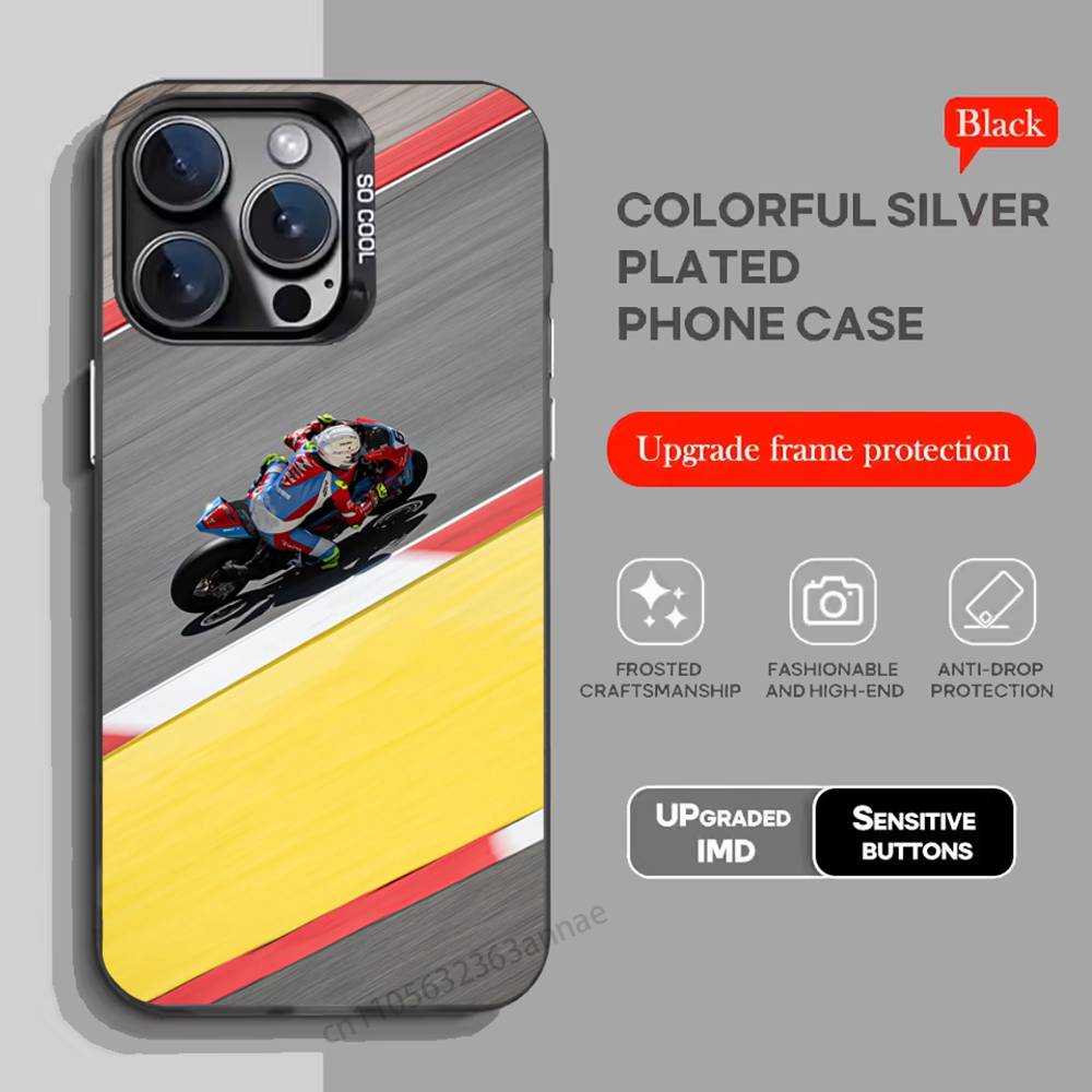 V-Valentin D-Debise 53Motorcycle phone Case for iPhone 17 11 12 Pro Max Plus Mini Air SE 16e 14 15 16 13 Soft Shell