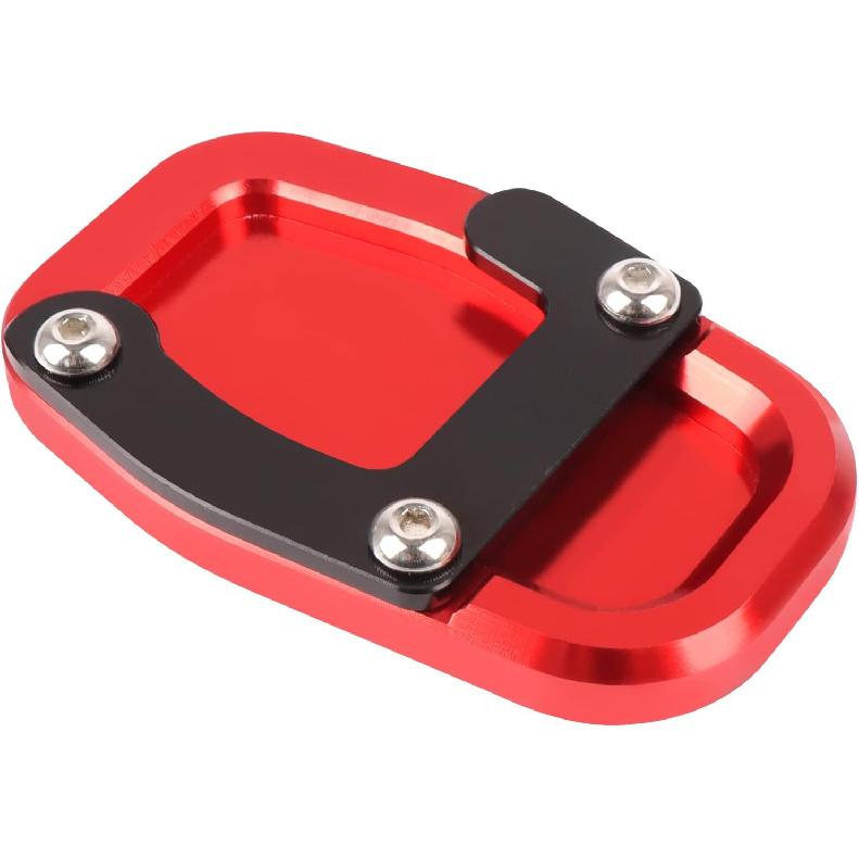 

Motorcycle Kickstand Pad Enlarger Extension Side Stand Plate Pad Replacement for Ducati Monster 696 795 796 797 821 950 939 2021 2022 Foot Support червоний