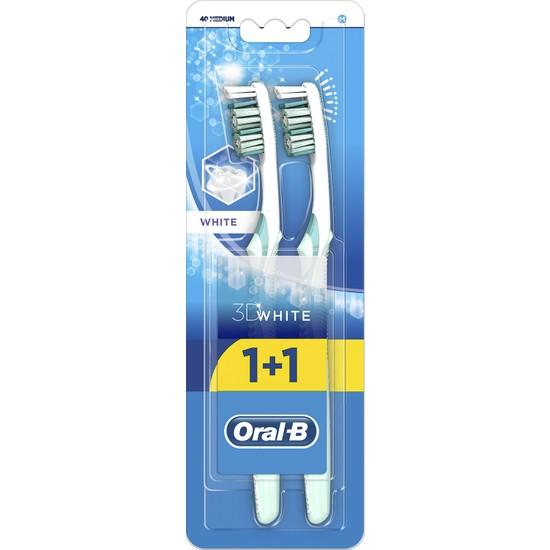 

Зубная щетка Oral-B 3D Whiteness 40 Medium 1 Купить 1 бесплатную упаковку