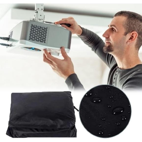 Projector Dust Cover for Ceiling Video Projector At Home or Outdoor Installation, Waterproof Dustproof Protection Case, 14"x14"x 9"