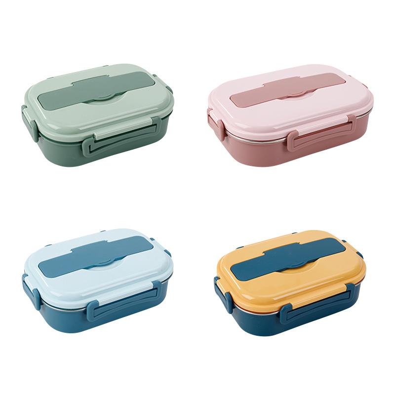 Food Storage Container Dinnerware Stainless Steel Lunch Bento Box Food Storage Student