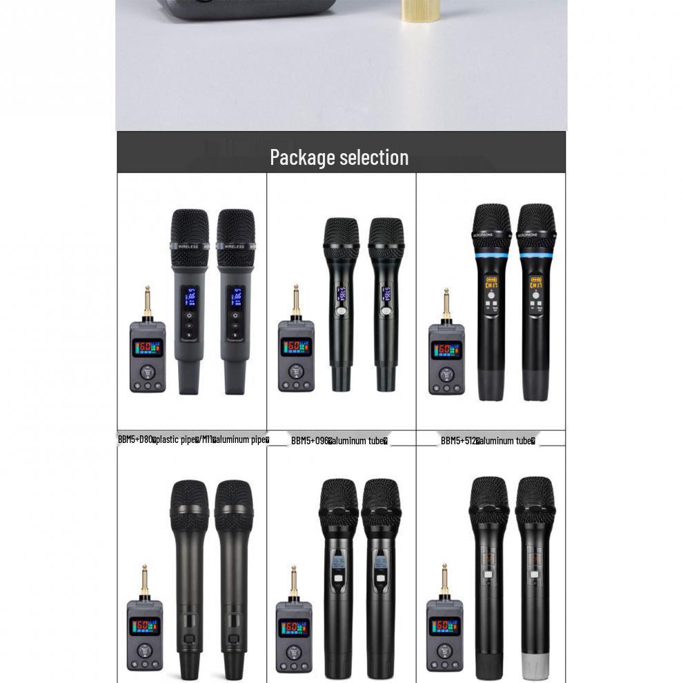 7Recordio M50 Portable Bluetooth DSP Reverb Microphone for Home Singing