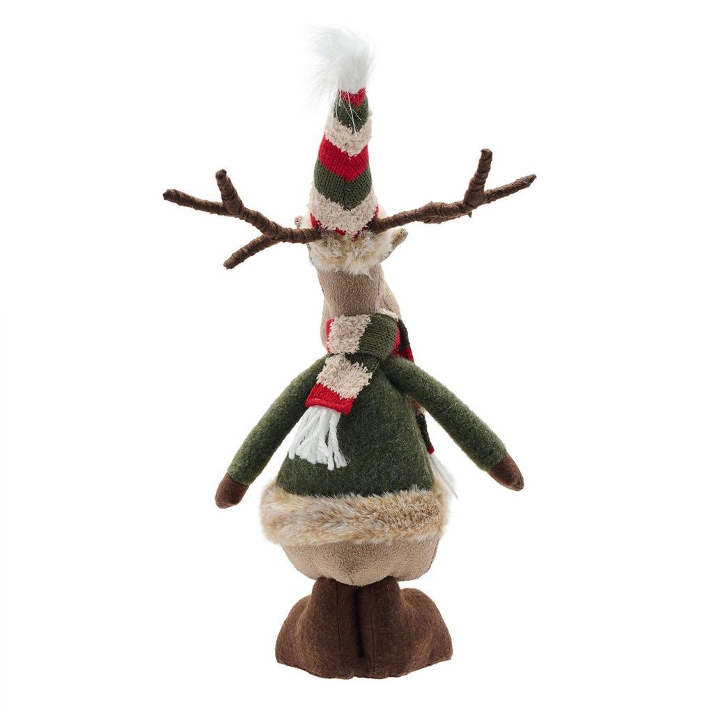 Fabric Standing Moose With Short Legs Decoration