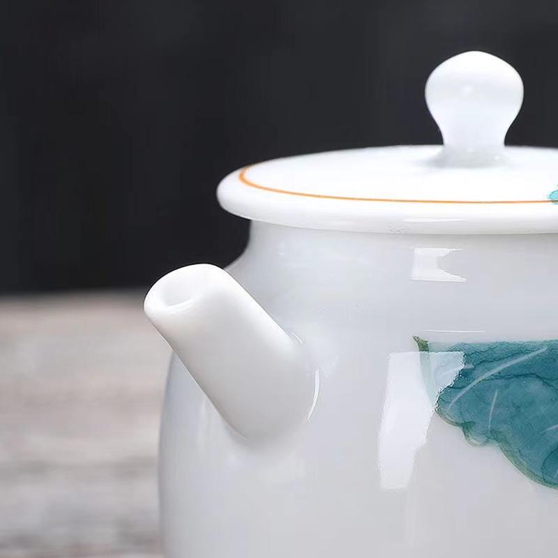 190ml Hand-Painted Ceramic Teapot Japanese Simple Kung Fu Tea Set