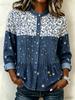Spring and Summer New Women's Casual Long-sleeved Pleated Shirt Europe and America