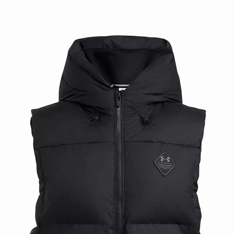 Under Armour Limitless Warm Training Hooded Vest Women Vest Black 1384650-001